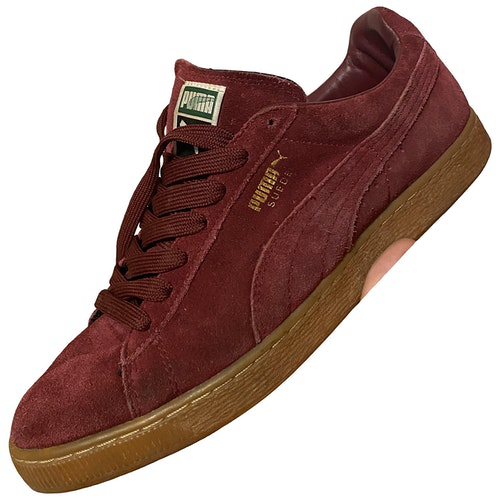 puma burgundy trainers