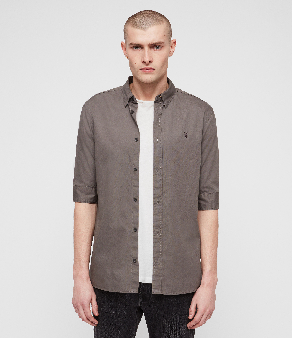 allsaints redondo half sleeve shirt