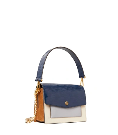 Tory Burch Robinson Colorblock Double Strap Convertible