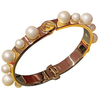 FENDI GOLD PEARL BRACELET