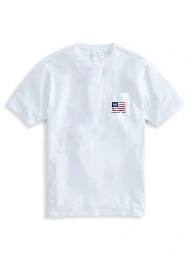 VINEYARD VINES AMERICAN SURFBOARD FLAG T-SHIRT