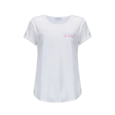 MAISON LABICHE OH LA LA T-SHIRT IN WHITE