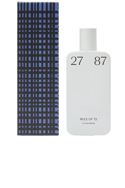 27 87 RULE OF 72 EAU DE PARFUM 87ML