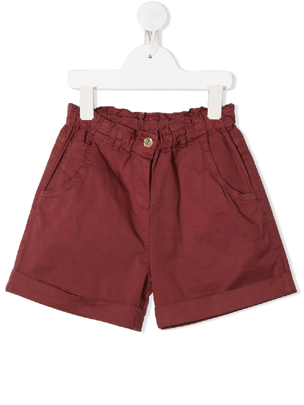 elasticated chino shorts