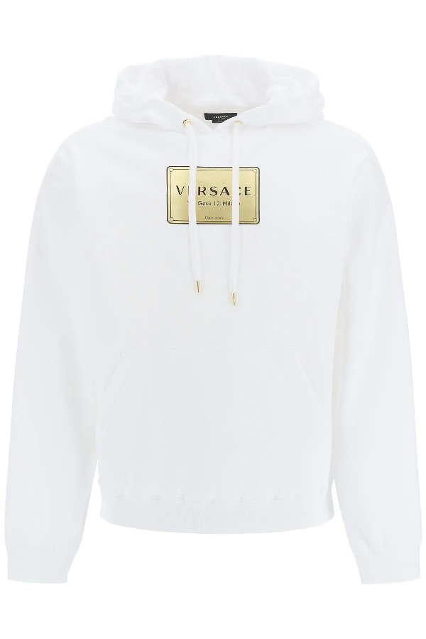 white and gold hoodies