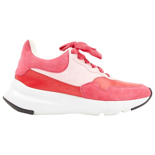 alexander mcqueen pink trainers