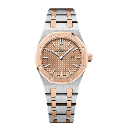 AUDEMARS PIGUET PIGUET ROYAL OAK QUARTZ 67650SR. OO.1261SR.01 LADIES WATCH. BOX & PAPERS