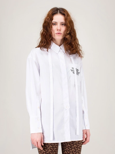 BURBERRY BRIGITTE SHIRTS WHITE