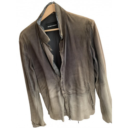 emporio armani suede jacket