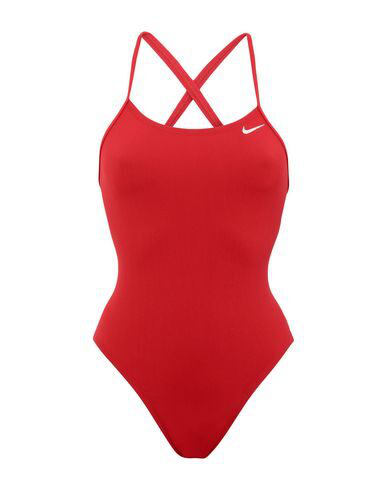 red nike swimsuit
