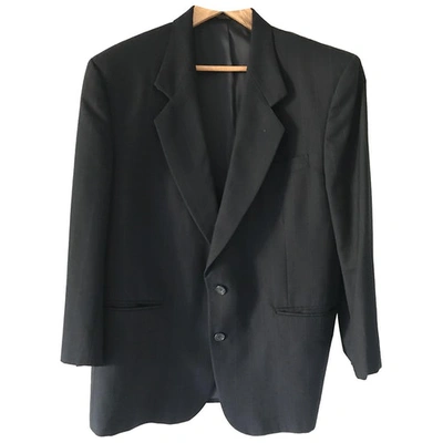OSCAR DE LA RENTA ANTHRACITE COTTON JACKET