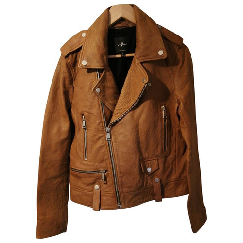 seven for all mankind leather jacket