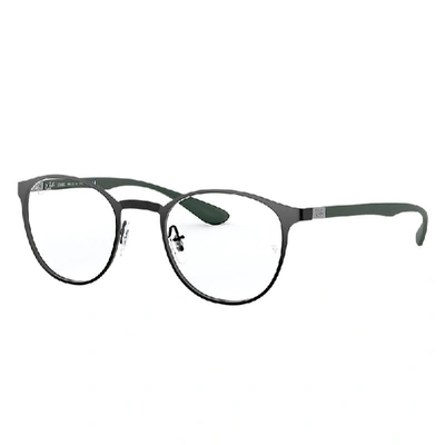 RAY BAN RB6355 OPTICS EYEGLASSES SAND GREEN FRAME CLEAR LENSES 50-20