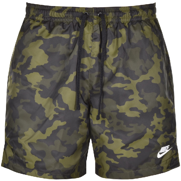 nike flow logo swim shorts