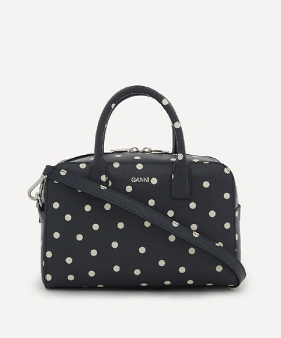 GANNI TEXTURED LEATHER HANDBAG