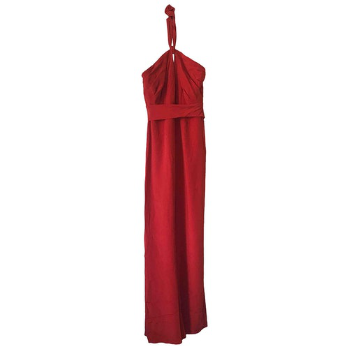 max mara red jumpsuit