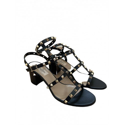 used valentino rockstud sandals