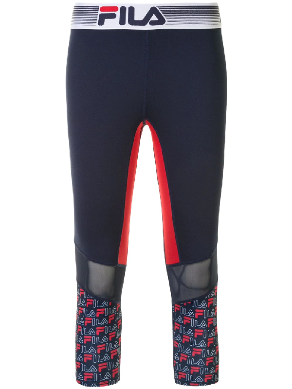 fila panel logo leggings