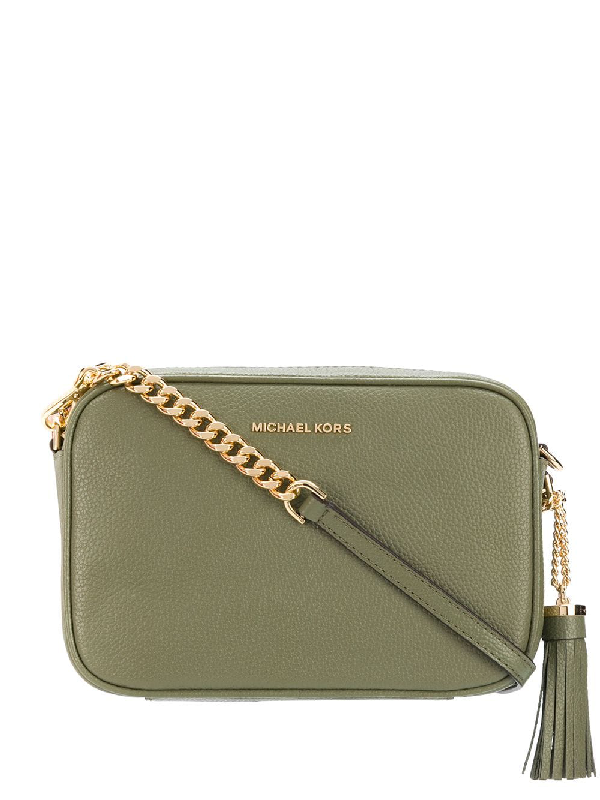 michael kors army green purse