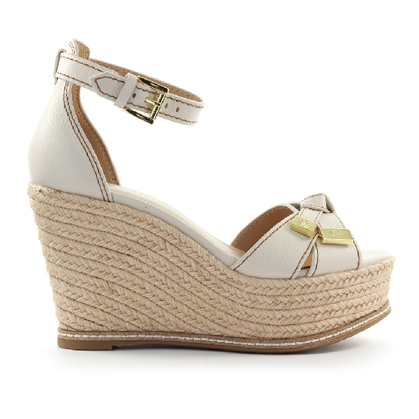 michael kors white wedge sandals