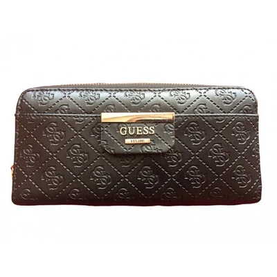 GUESS BLACK LEATHER WALLET