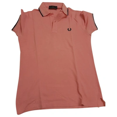 FRED PERRY PINK COTTON POLO SHIRTS