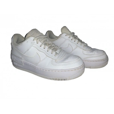 NIKE AIR FORCE 1 WHITE TRAINERS
