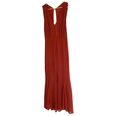 REFORMATION RED JUMPSUIT