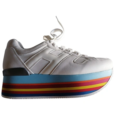 HOGAN LEATHER TRAINERS