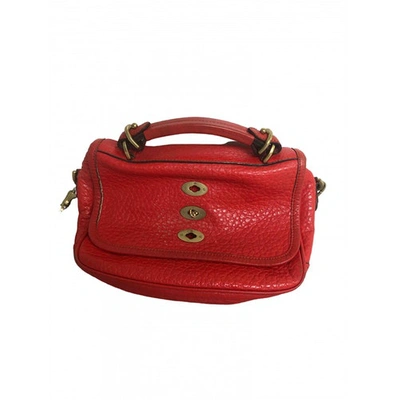 MULBERRY RED LEATHER HANDBAG