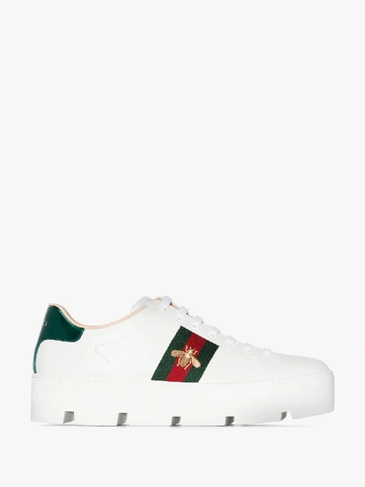 GUCCI 'ACE 50' SNEAKERS MIT PLATEAU