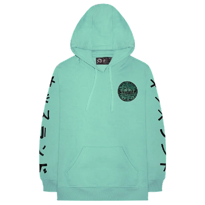 THE WEEKND THE WEEKND KISS LAND SKYLINE PULLOVER HOODIE MINT