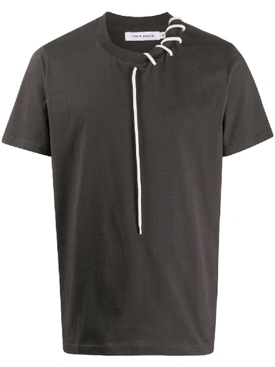 CRAIG GREEN LACE-UP DETAIL T-SHIRT