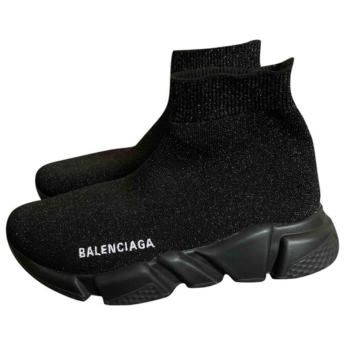 balenciaga sock trainers glitter