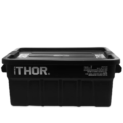 NEIGHBORHOOD × THOR | BOARD + CONTAINER Neighborhood X Thor Totes Container In Black