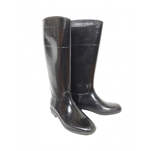 armani wellington boots