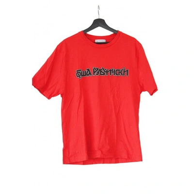 GOSHA RUBCHINSKIY RED COTTON T-SHIRTS