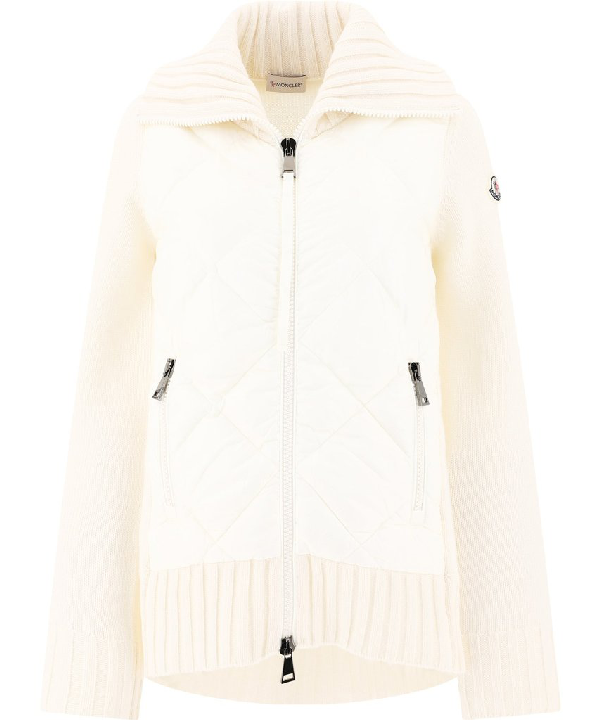 moncler padded knit jacket