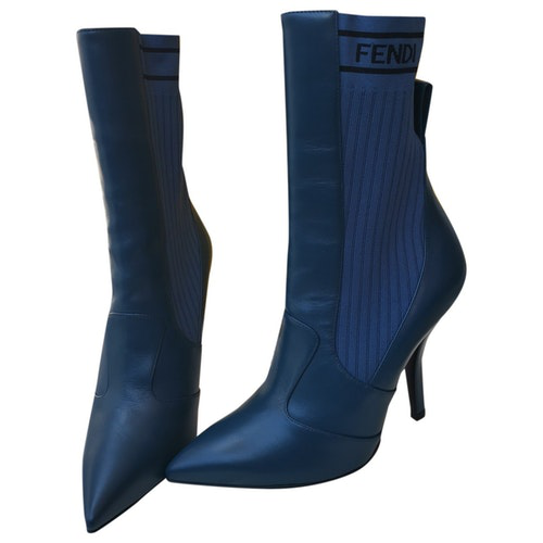 fendi blue boots