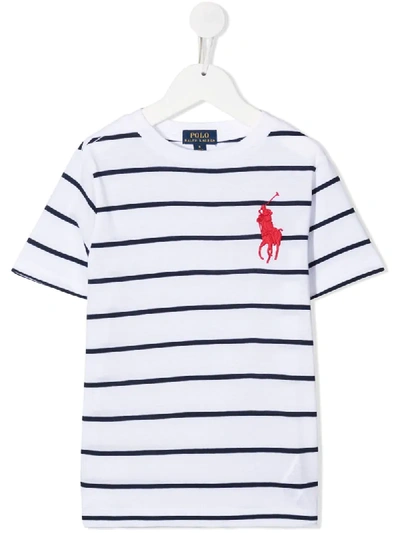POLO RALPH LAUREN STRIPED BIG PONY T-SHIRT
