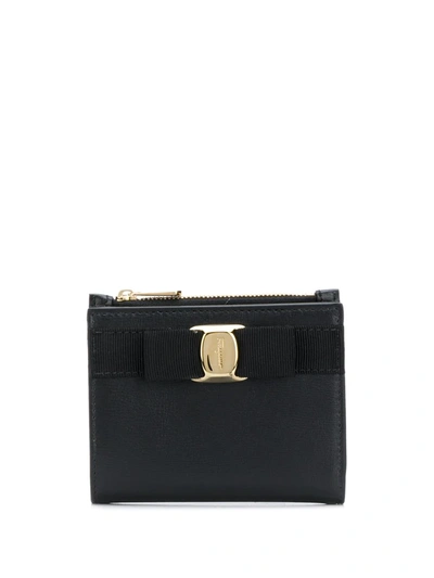 FERRAGAMO BOW-DETAIL SMALL WALLET