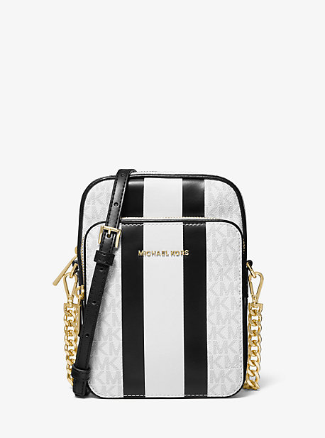 michael kors jet set medium logo crossbody