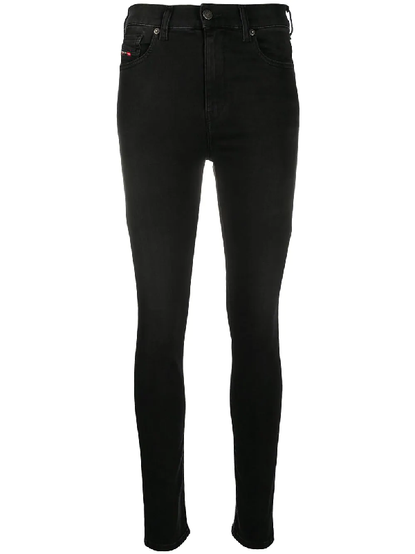 diesel high waist skinny jeans