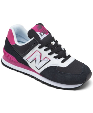 new balance women's 574 rose gold casual sneakers from finish line