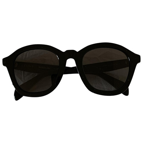 celine round black sunglasses