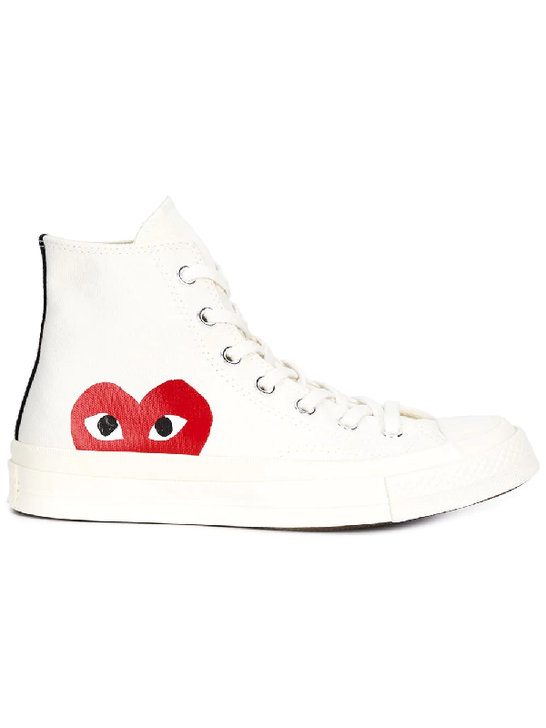 comme des garcons white trainers