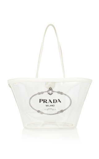 prada clear tote