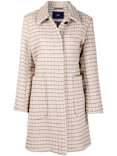 STEFFEN SCHRAUT TOKYO HYPE HOUNDSTOOTH COAT
