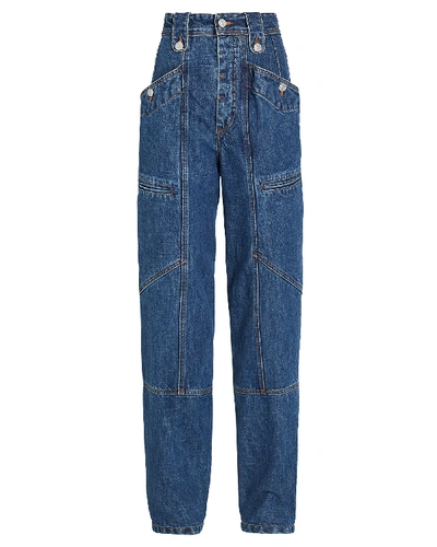 ISABEL MARANT ÉTOILE Neko High-Rise Cargo Jeans