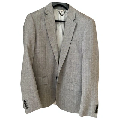 BURBERRY GREY WOOL SUITS